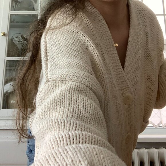 BABAA Cardigan No 22 in Natural - Picture 3 of 6